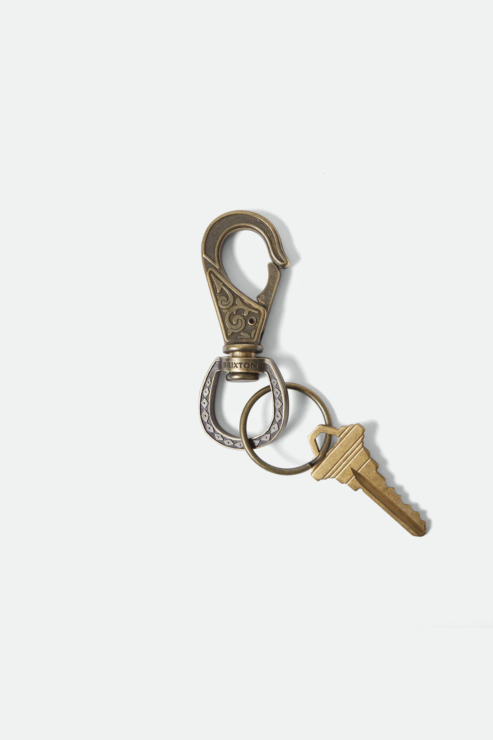 Brixton: Scroll Keychain - Antique Bronze