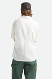 Brixton: Vintage Short Sleeve Woven Shirt - Off White