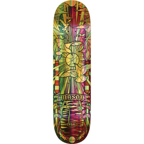Real Skateboards: 8.25 Mason Cathedral Gold - True Fit Mold
