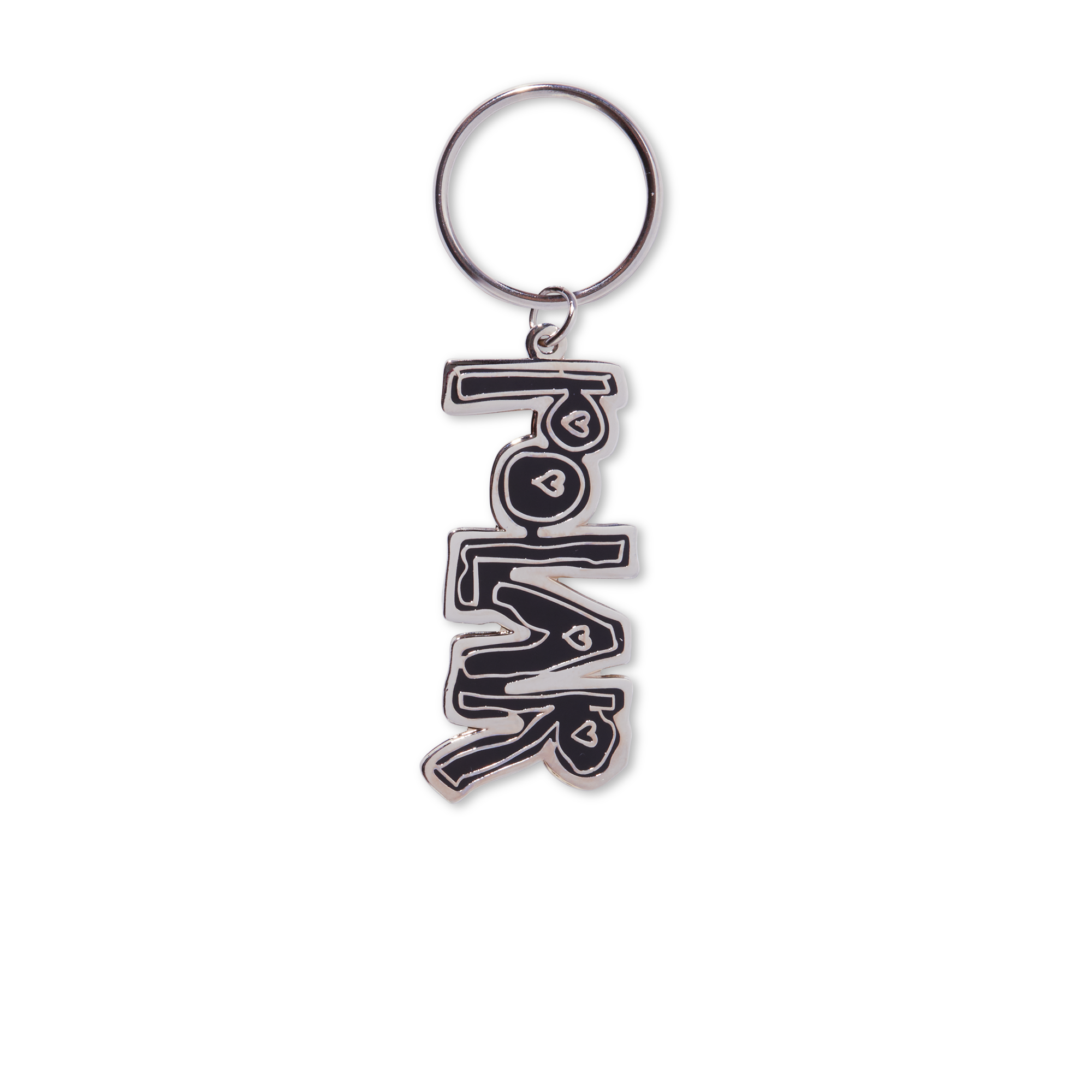 Polar Skate Co. Heart Logo Key Chain (Black)