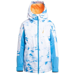 Roxy Chloe Kim Jacket - Azure Blue Clouds Women's 2024