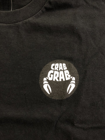 Crab Grab: Circle Logo Tee - Black