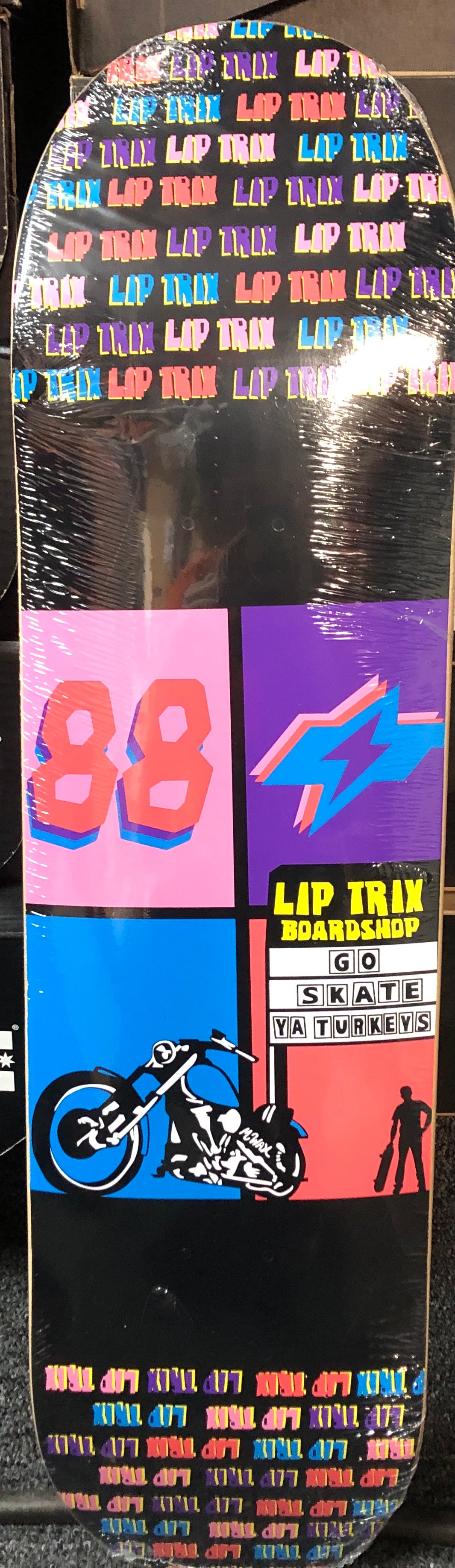 Lip Trix Shop Deck: Go Skate!
