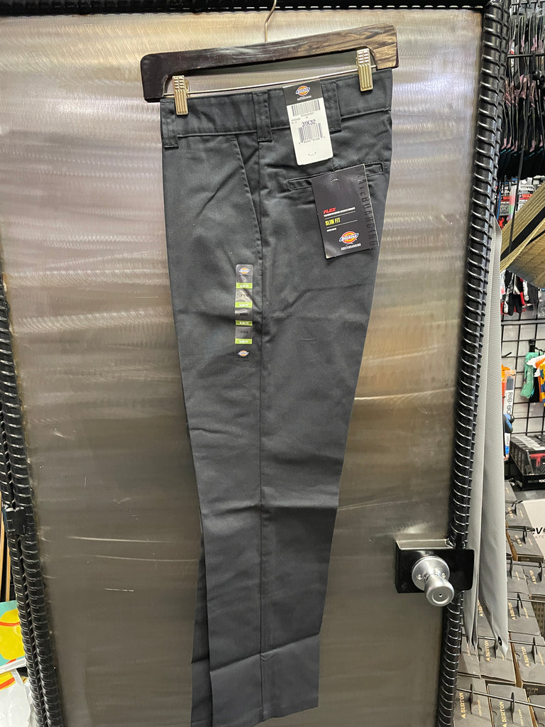 Dickies Slim Straight Work Pant - Black (Flex Fit) – Lip Trix