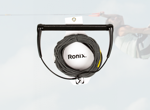 Ronix: Combo 3.0 - Hide Grip w/70ft Rope - Black