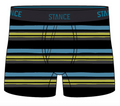 Stance Underwear: Lane Lines Wholester-Black