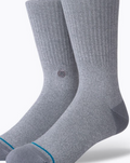 Stance Socks: Icon Heather Grey-Med