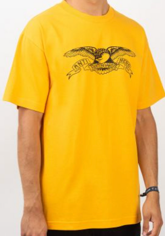 Antihero: Basic Eagle S/S Tee - Gold