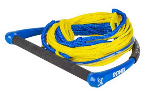 Ronix: Combo 2.0 - Hide Grip w/65 ft Rope - Blue/Yellow