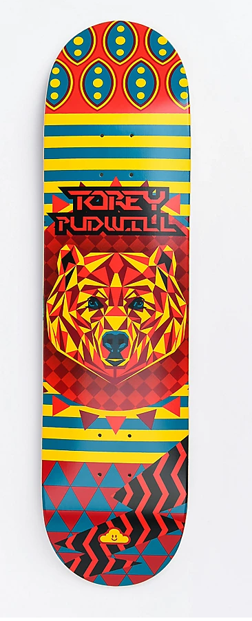 Thankyou Torey Pudwill Geo Bear Deck – Lip Trix Boardshop
