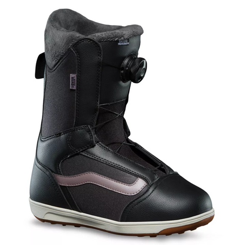 Vans Snowboard Boots: Women's Encore Linerless - Black/Purple Dove 21/22