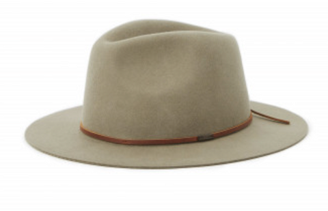 Brixton Wesley Packable Fedora - Light Olive