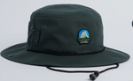 Coal Headwear: The Seymour Waxed Canvas Boonie Hat - Green