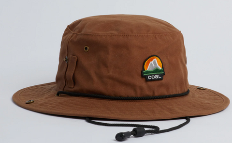 Coal Headwear: The Seymour Waxed Canvas Boonie Hat - Light Brown