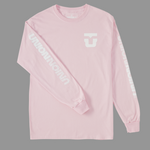 Union Binding Long Sleeve T-Shirt - Pink