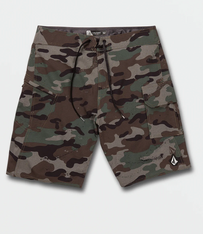 Volcom July 4th MOD Tech 20 Trunks - Army Green Combo