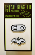 Airblaster: Glow in the Dark Duo Pin Set