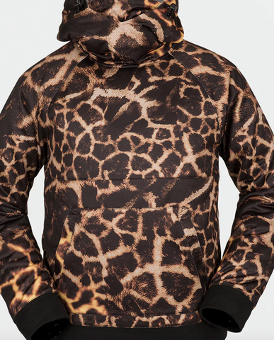 Volcom MENS HYDRO RIDING HOODIE - GOLD GIRAFFE