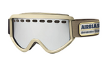 AirBlaster: Awesome Co Air Goggle - Gloss Custard Frame (Amber Chrome)
