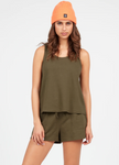 Volcom Lived In Lounge Tank - Dark Camo