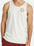 Brixton Crest Tank Top - White Cap