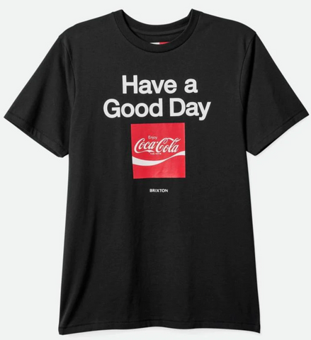 Brixton: Coca-Cola Good Day S/S Tee - Black