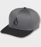 Volcom Full Stone Flex Fit Hat - Asphalt Black