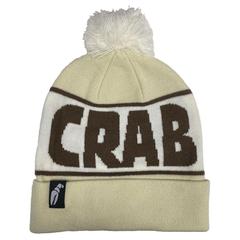 Crab Grab: Pom Beanie - Coffee Cream