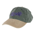 Welcome Chiroptera Stone Washed Unstructured Hat - Forest/Khaki