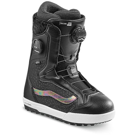 Vans Snowboard Boots: Women's Encore Pro - Black/Iridescent