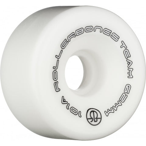 Rollerbones Team Logo 62mm 101A 8pk - White