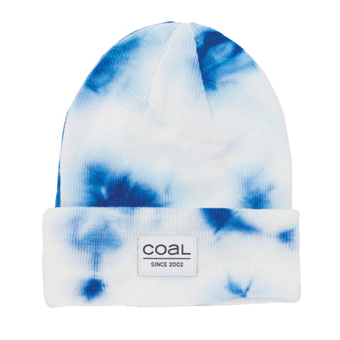 Coal Standard Acrylic Knit Cuffed Beanie-Blue Tie Dye