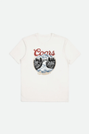 Brixton: Coors Rocky S/S Tee - Off White