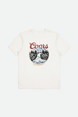 Brixton: Coors Rocky S/S Tee - Off White