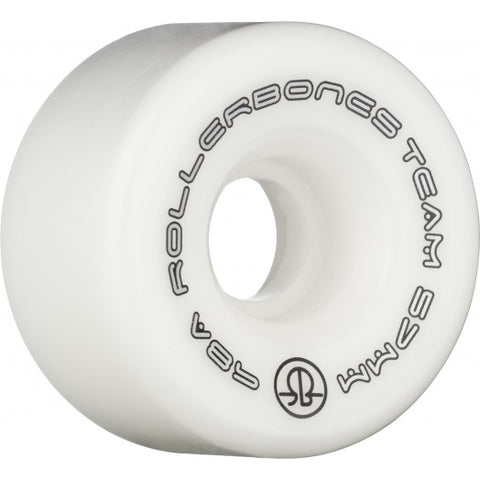 Rollerbones Team Logo 57mm 98A 8pk - White