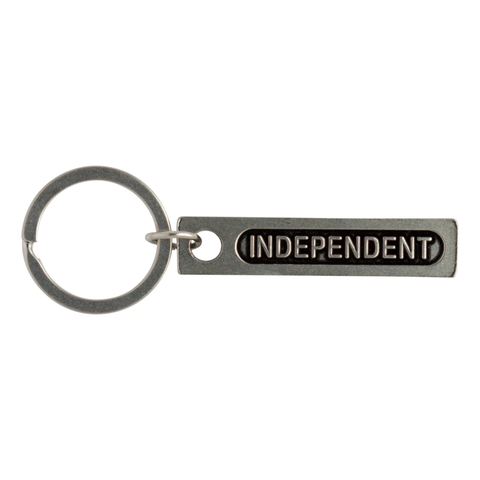 Independent Baseplate Keychain - Antique Nickel