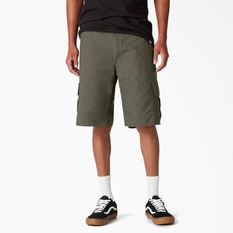 Dickies Skateboarding Cargo Shorts, 11", Moss Green