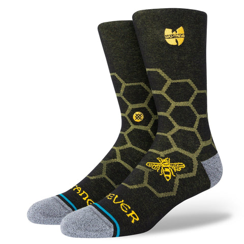 Stance Socks: Hive Crew - Black