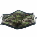 Spitfire Big Head Swirl Mask - Olive/Green
