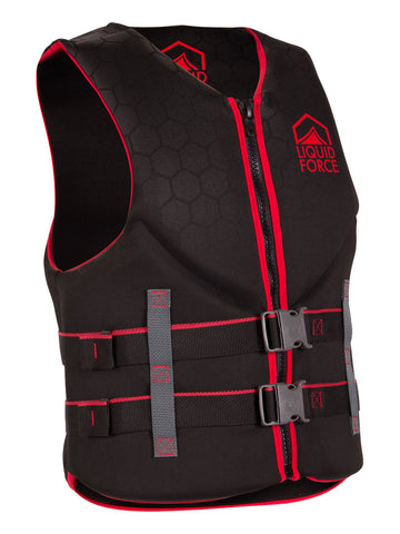 Liquid Force: Hinge CGA Classic Life Jacket - Black/Red