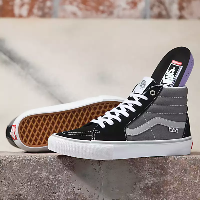 Vans Skate Sk8-Hi - Reflective Black/Grey