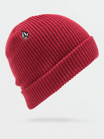 Volcom: Full Stone Beanie - Deep Red