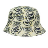 Slime Balls: Mono Splat Reversible Bucket Hat - Washed Black