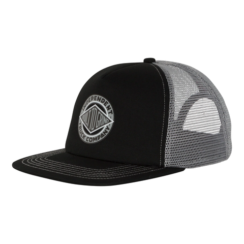 Independent: Summit Printed Mesh Trucker Hat - Black/Grey