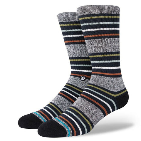 Stance Socks: Blend Crew - Black