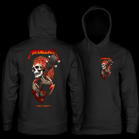 Powell Peralta: Metallica Collab Hooded Sweatshirt - Black
