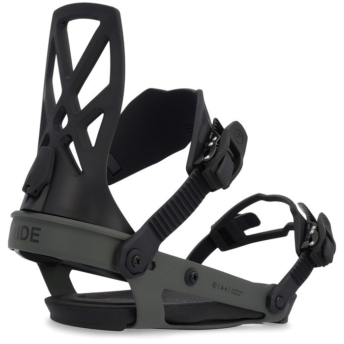 Ride A-4 Snowboard Bindings - Black 2023