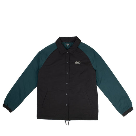 Howl: Premium Coaches Jacket - Black/green