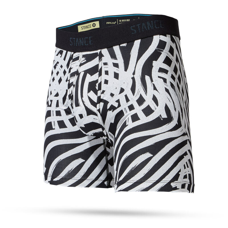Stance Underwear: Crosshatch Wholester - Black