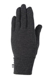 686: Women's Merino Glove Liner - Black Heather